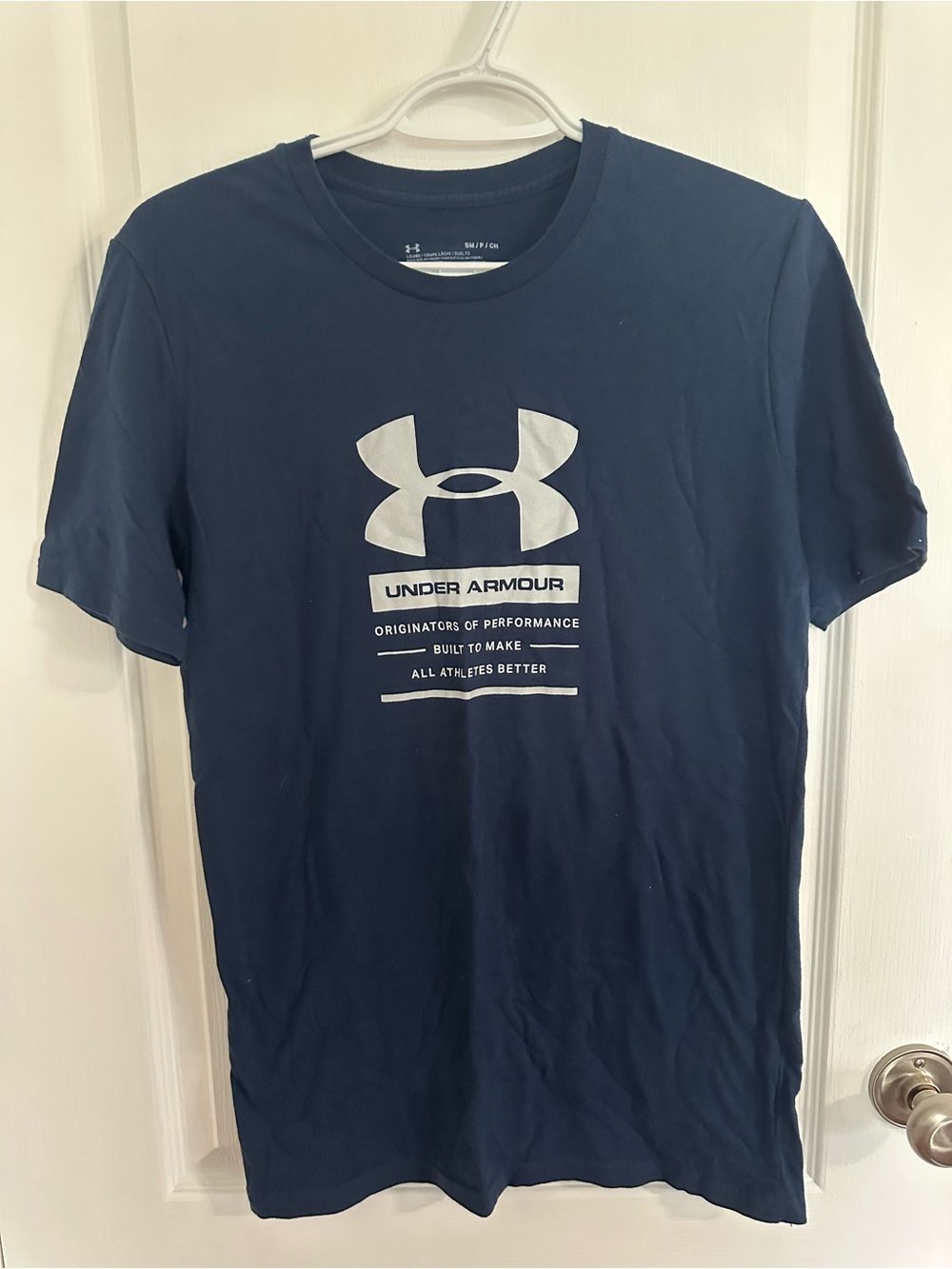 Under Armour Navy Short-Sleeve Logo Tee